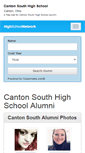 Mobile Screenshot of cantonsouthhighschool.net