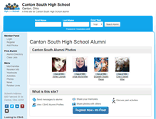 Tablet Screenshot of cantonsouthhighschool.net